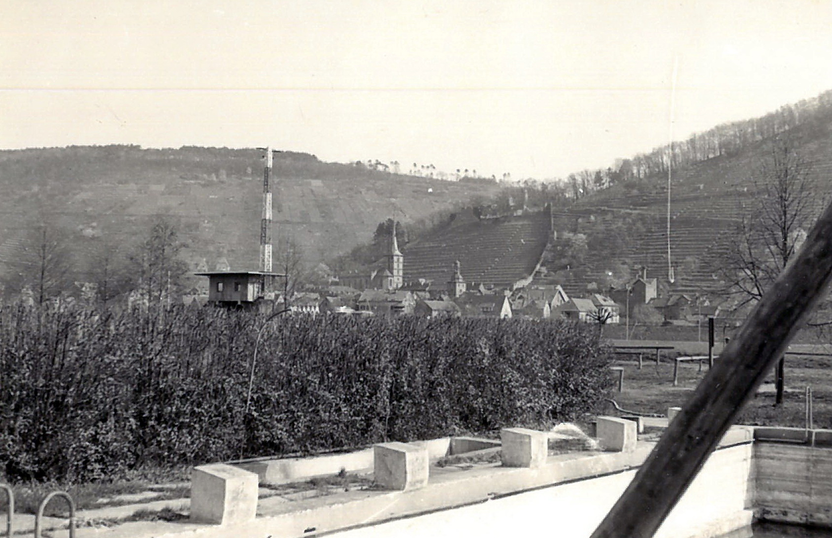 Schlammbeseitigung 1948 nach dem Hochwasser