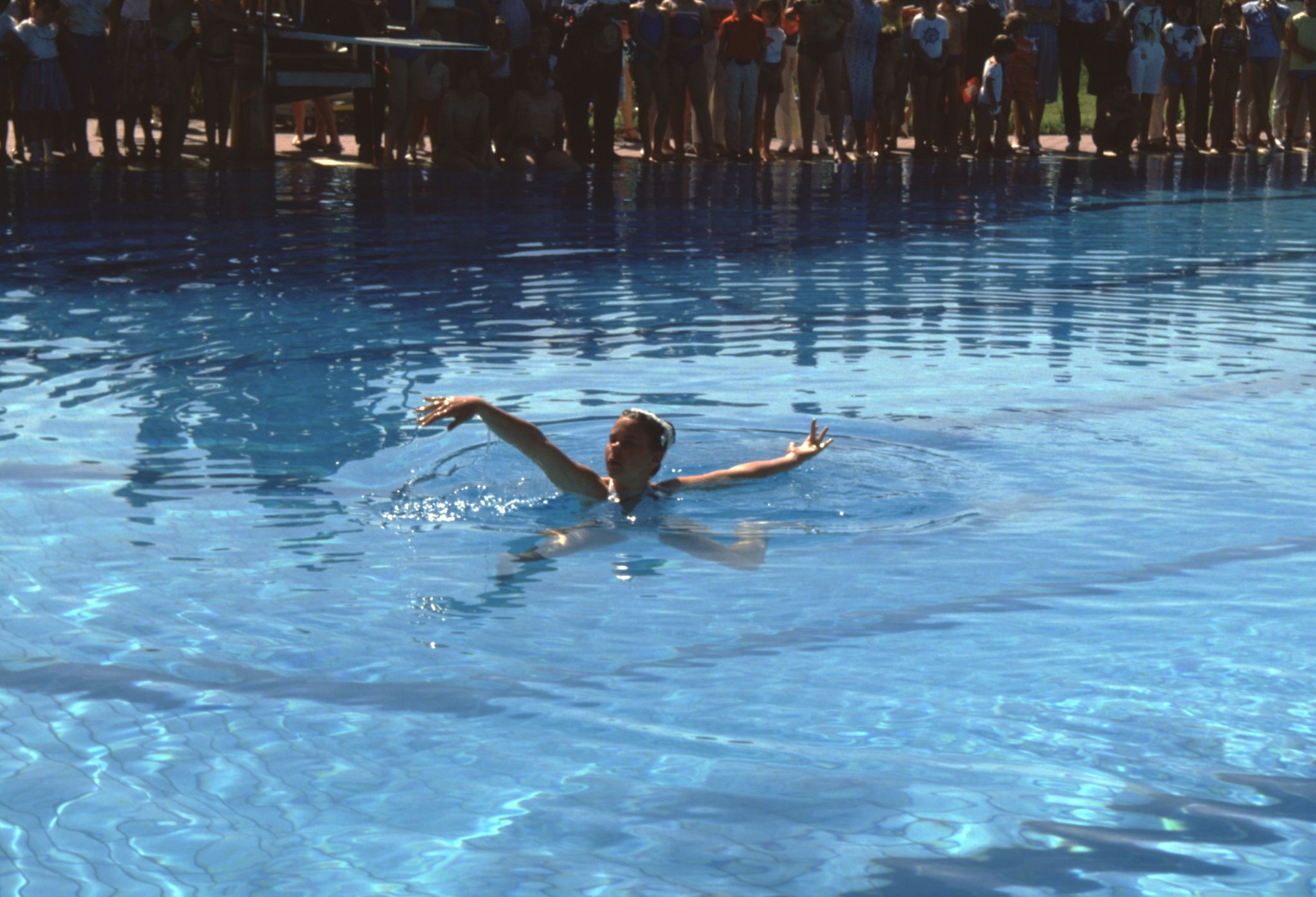 Synchronschwimmerin der "Isar-Nixen" aus München
