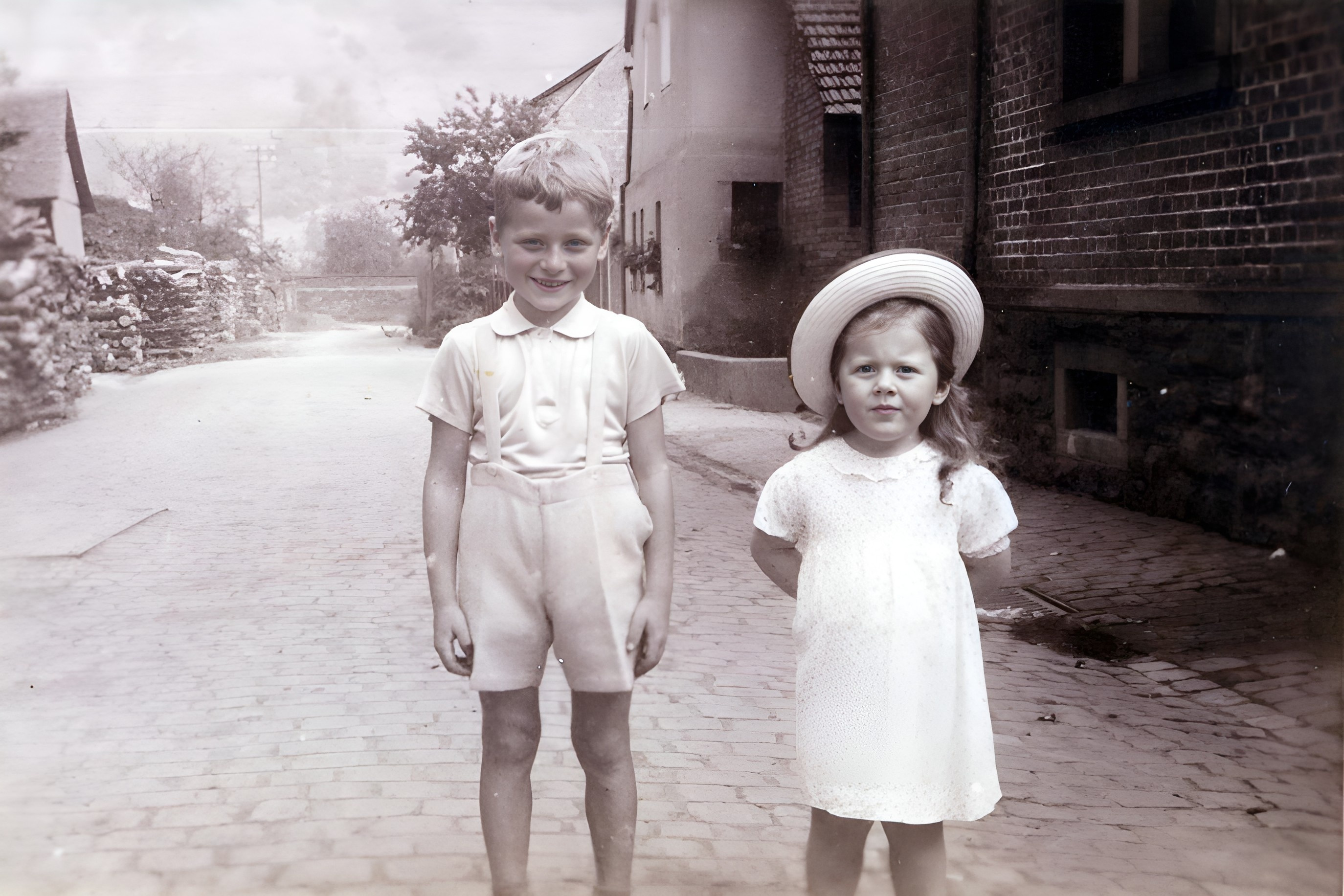 Blick in die Große Gasse um 1935