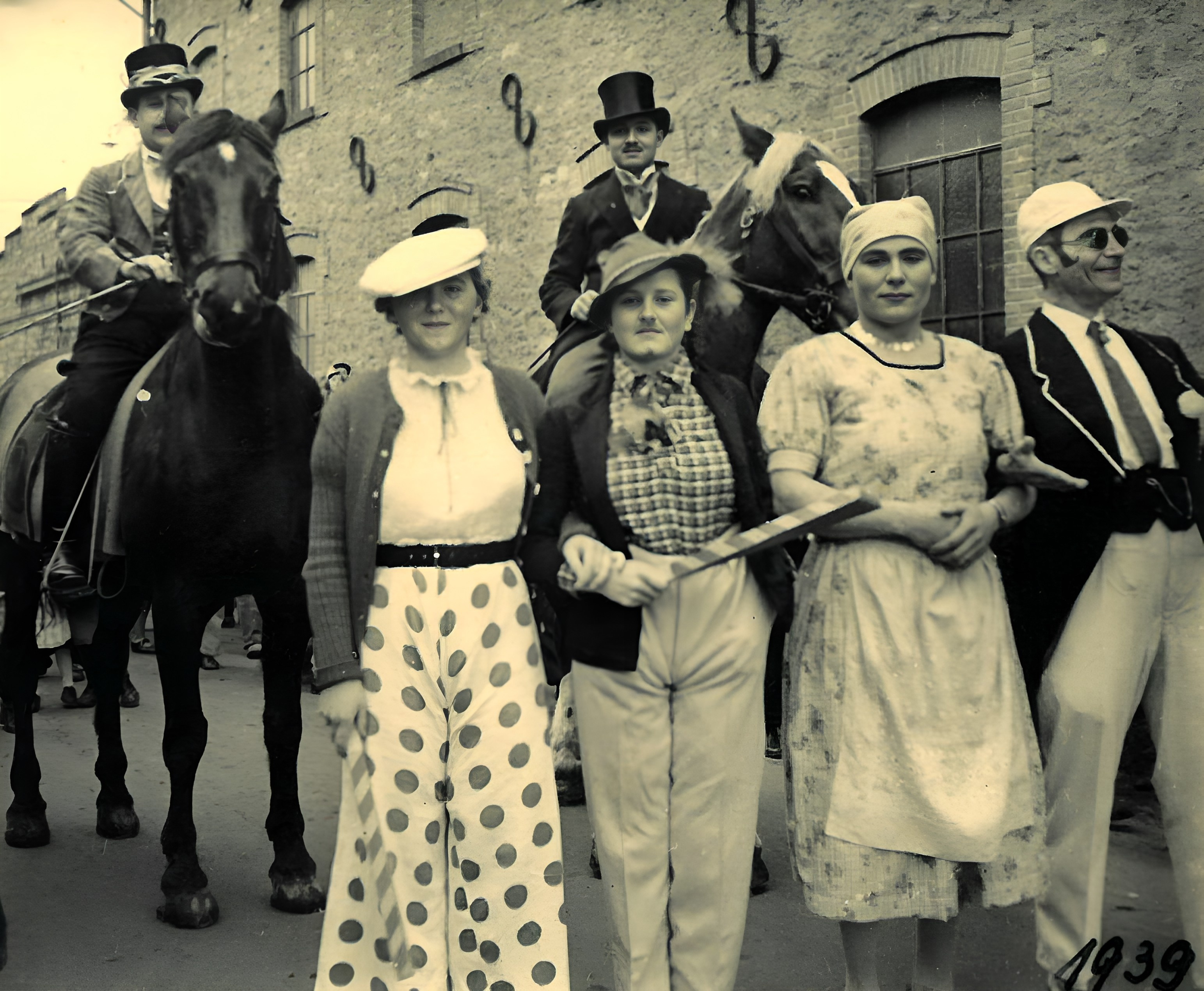 Faschingsumzug der Albertwerke im Jahr 1939