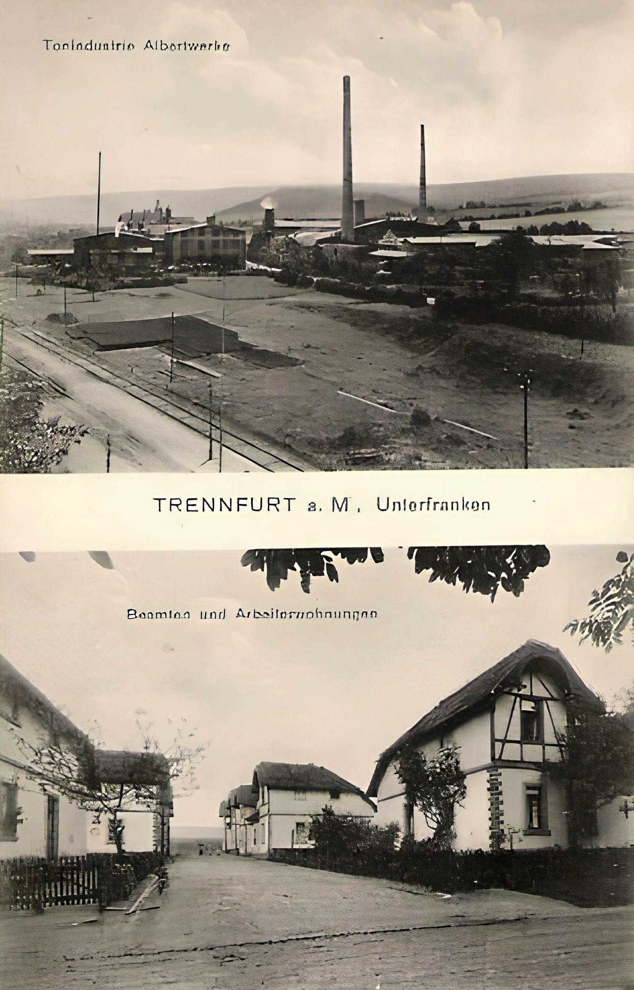 Ansichtskarte "Albertwerke" um 1950