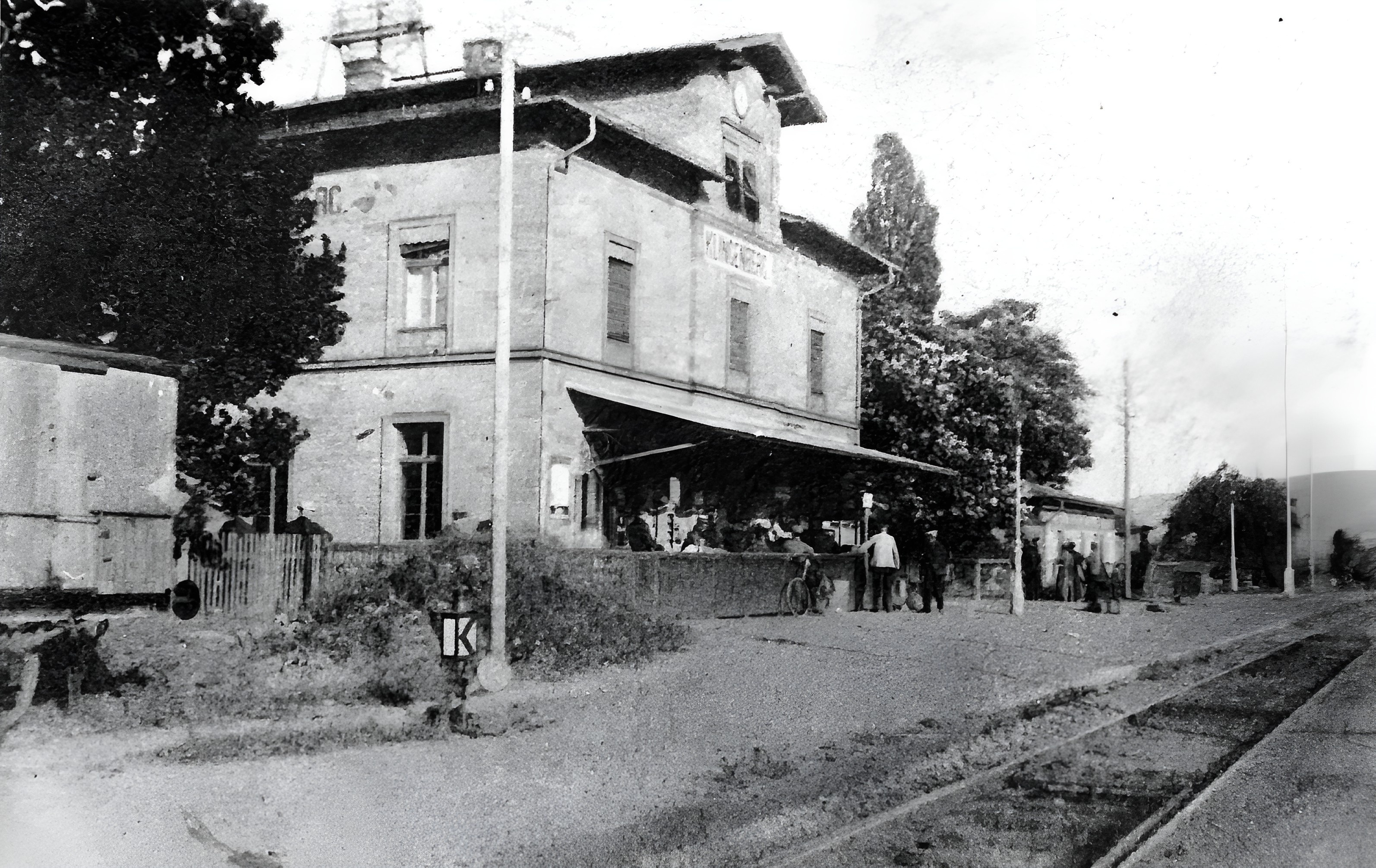 Der Bahnhof Klingenberg in den 1930er Jahren