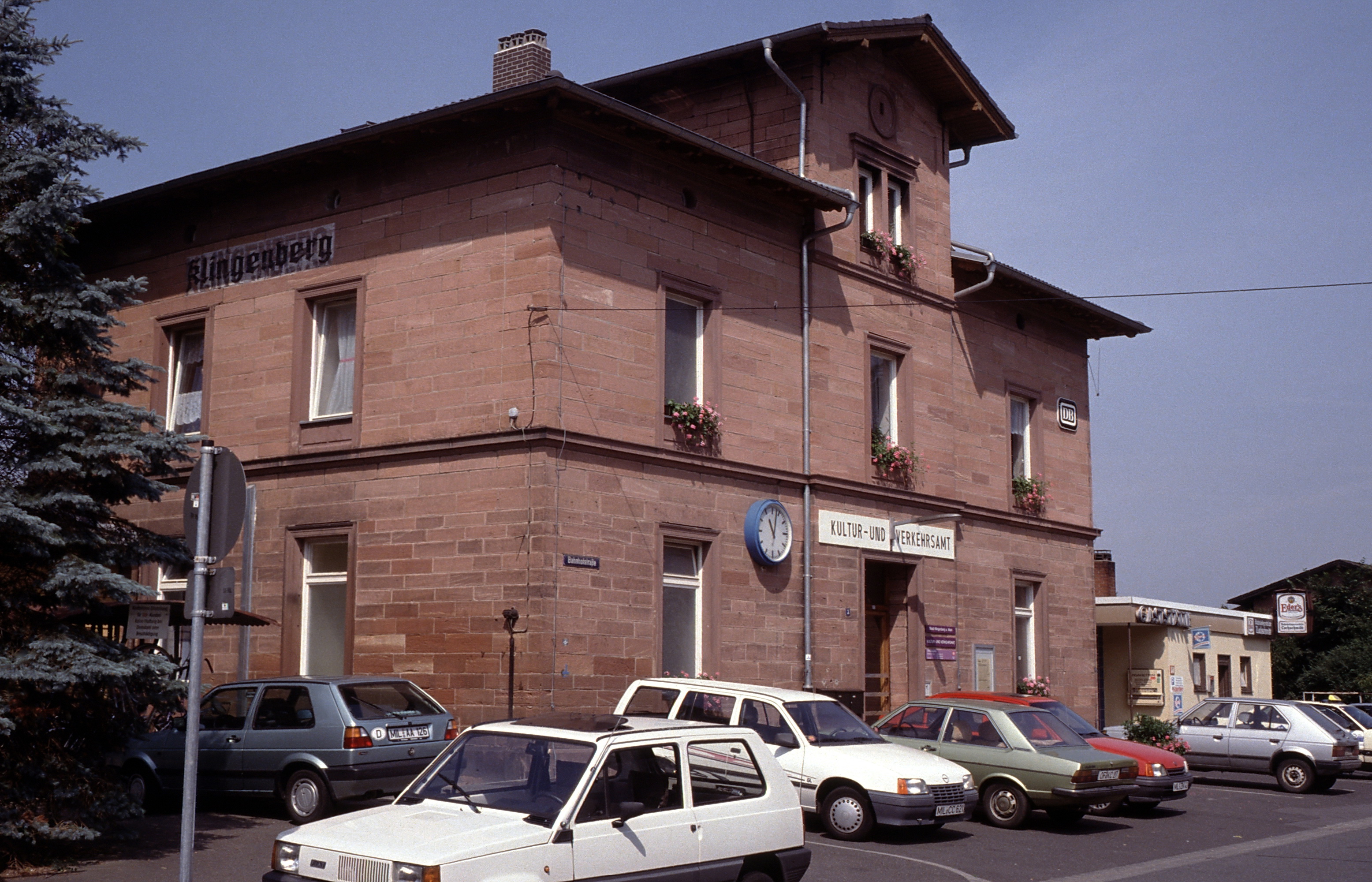 Der Bahnhof Klingenberg im Jahr 1994