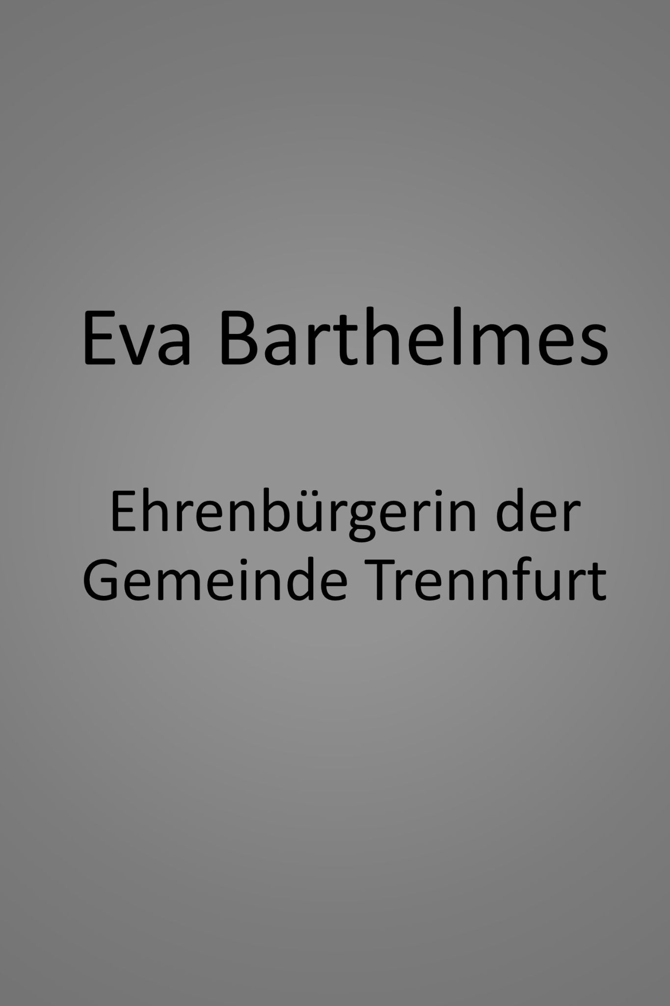 Eva Barthelmes