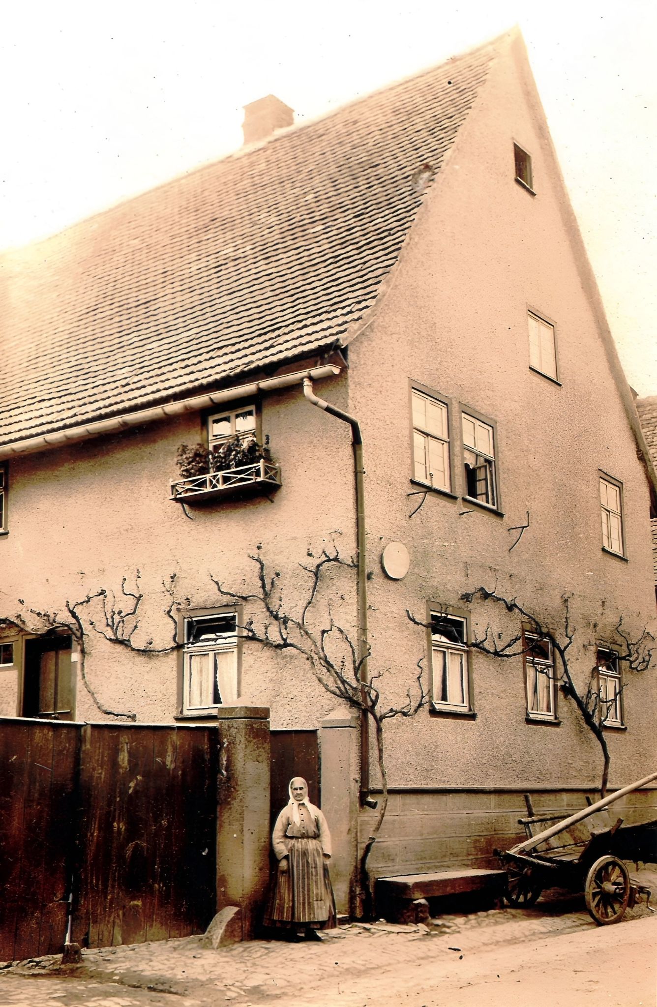 Das Anwesen Trennfurter Straße  68 um ca. 1910