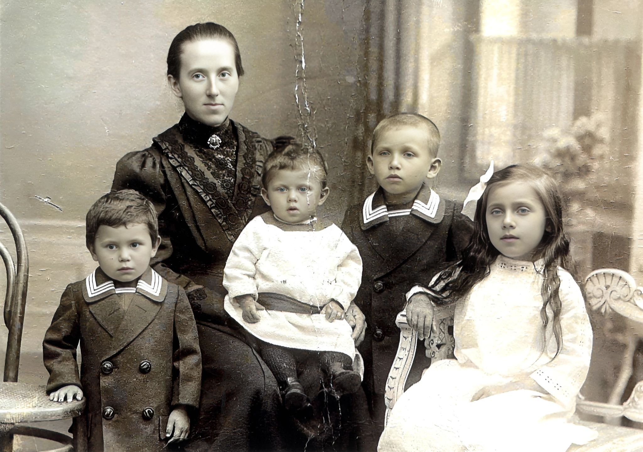 Die "Süße-Mutter" mit ihren Kindern