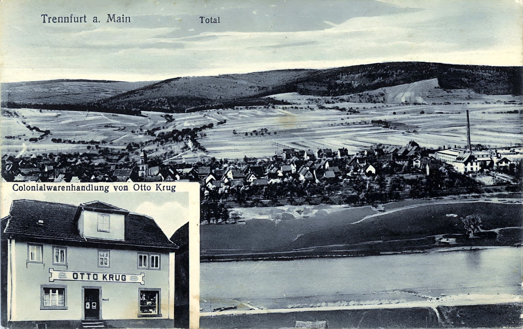 Die Trennfurter Straße 83 Colonialwaren Otto Krug