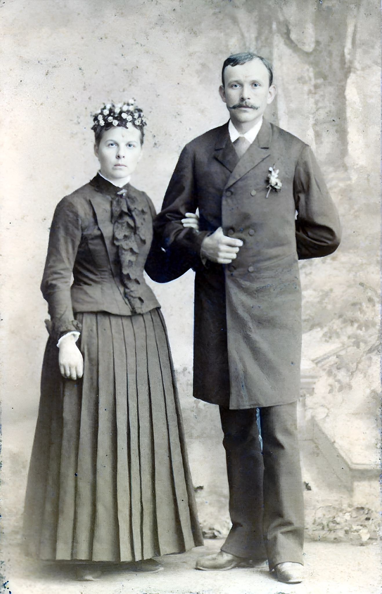 Felix und Magdalena Wöber (Eltern von Hermann Wöber) um 1900