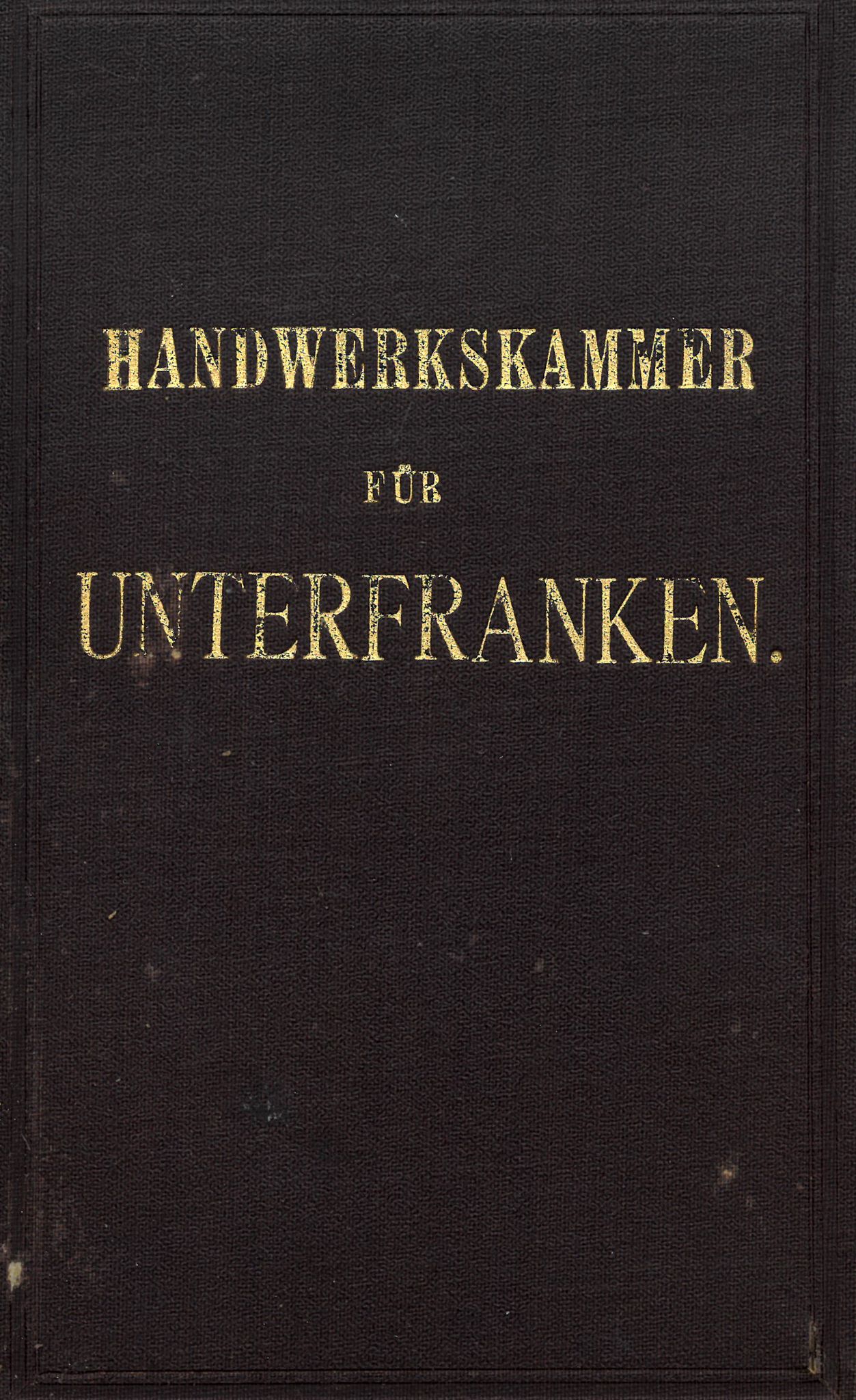 Handwerksausweis der Handwerkskammer Unterfranken für Hermann Wöber