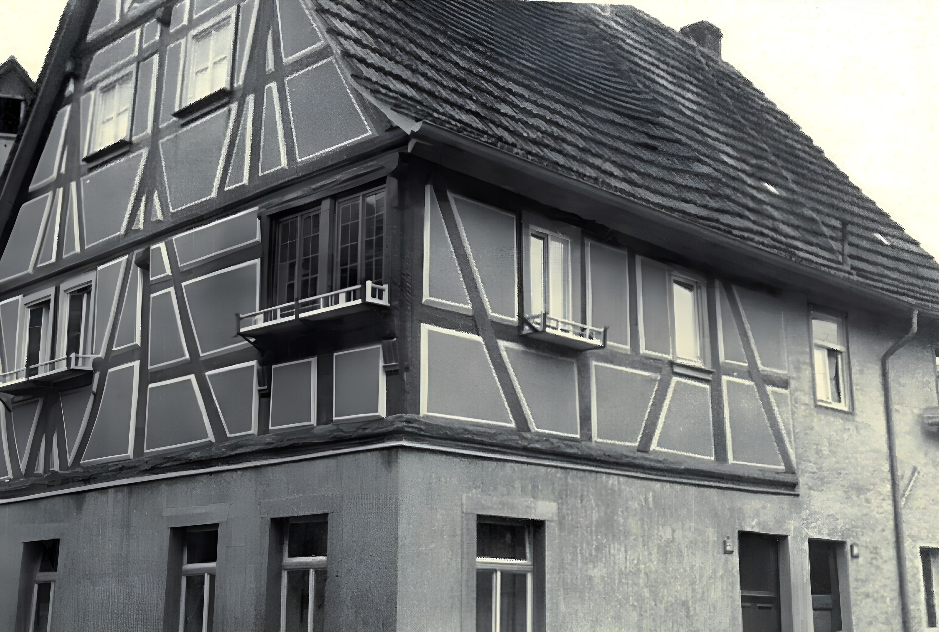 Das Wohnhaus der Familie Alois Wöber in der der Trennfurter Straße 82 (früher Hauptstraße)