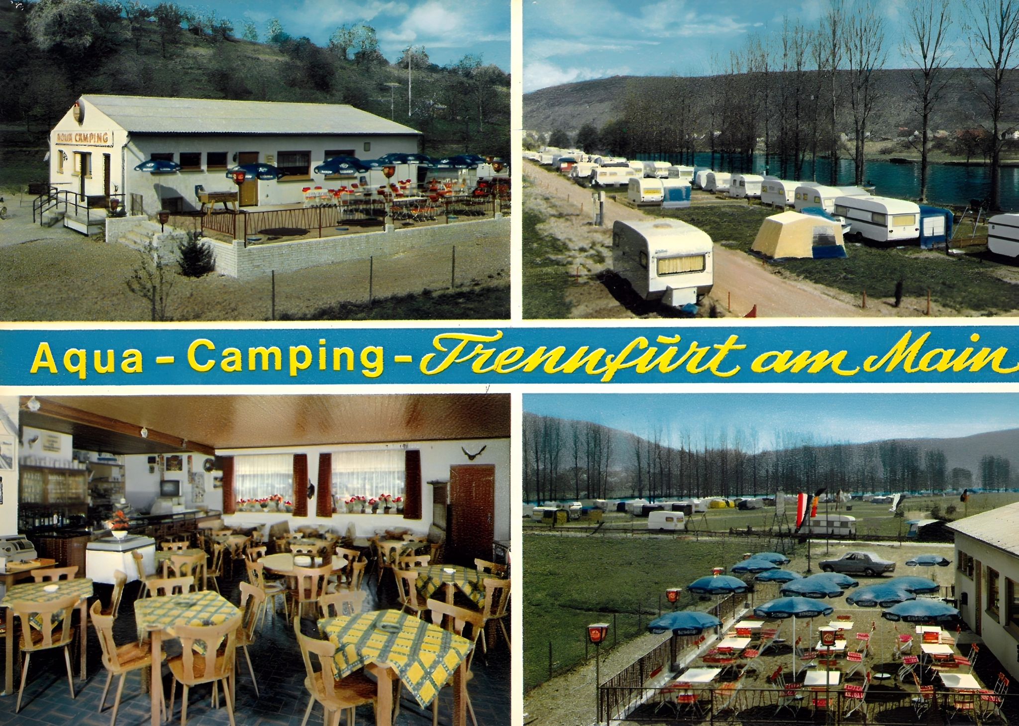Ansichtskarte "Auqa-Camping" Trennfurt um 1970