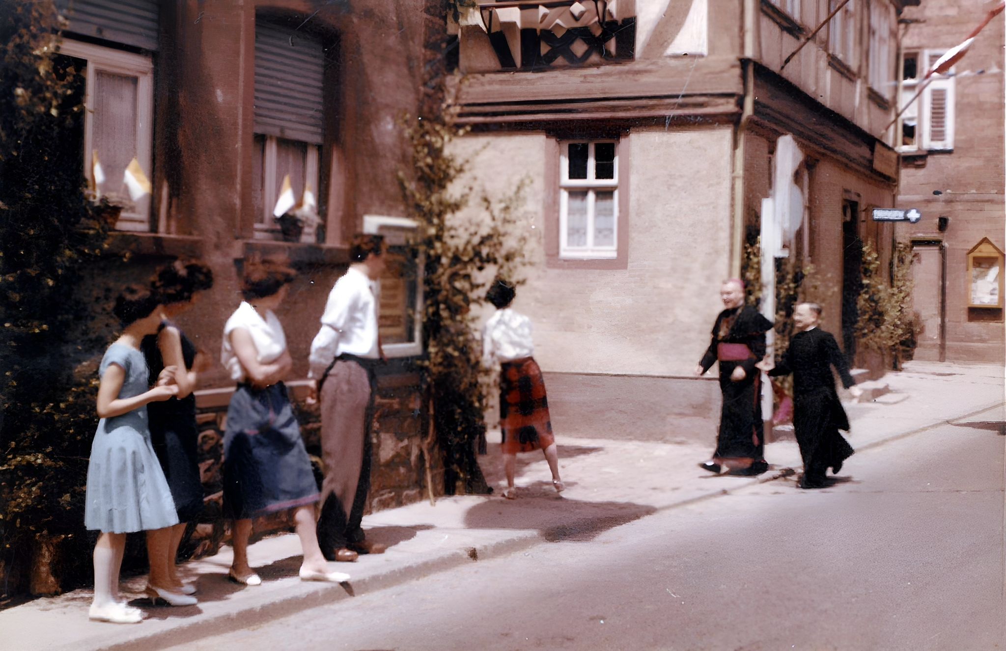 Bischof Josef Stangl in Trennfurt 1958