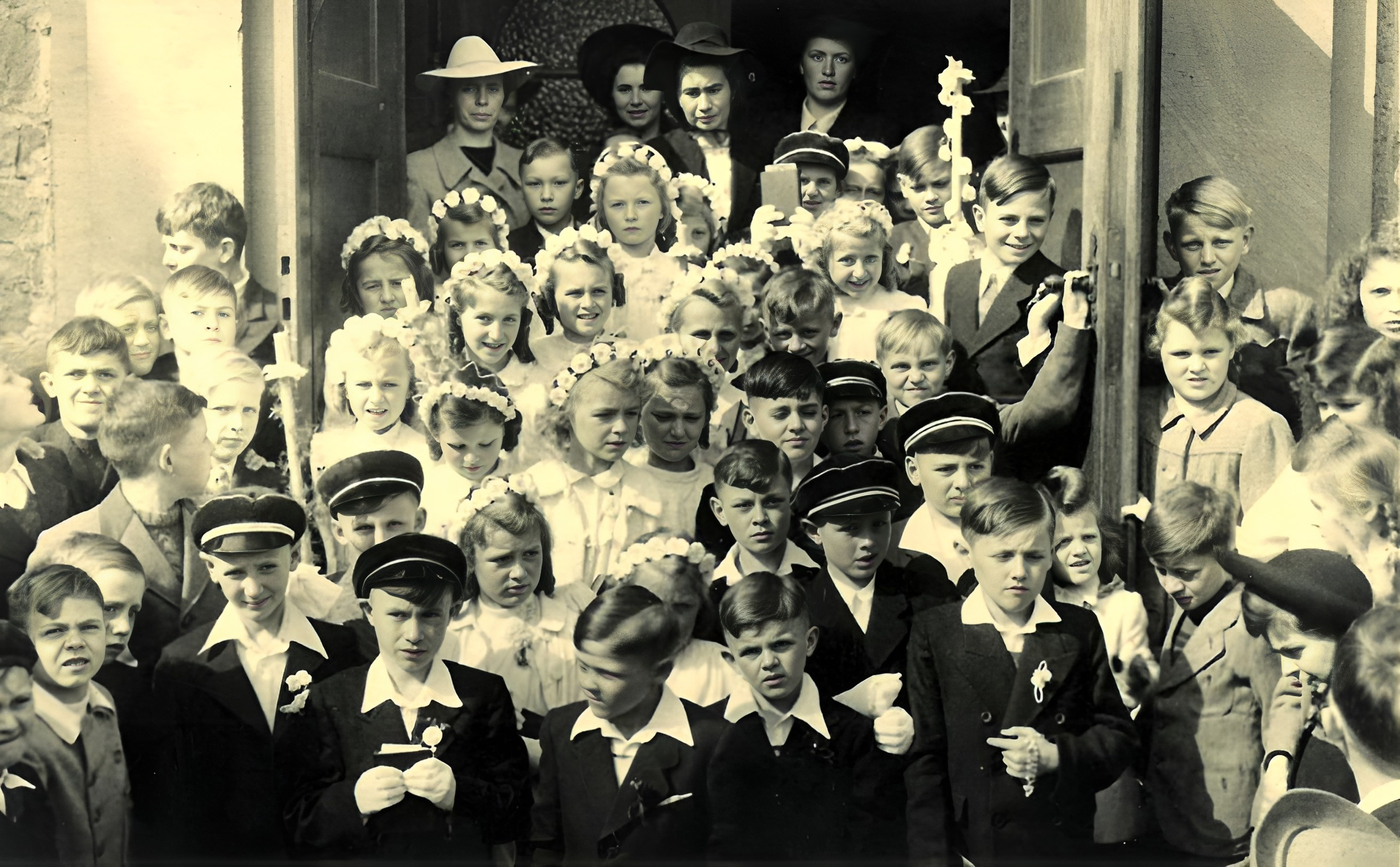 Gruppenfoto Kommunionkinder 1939