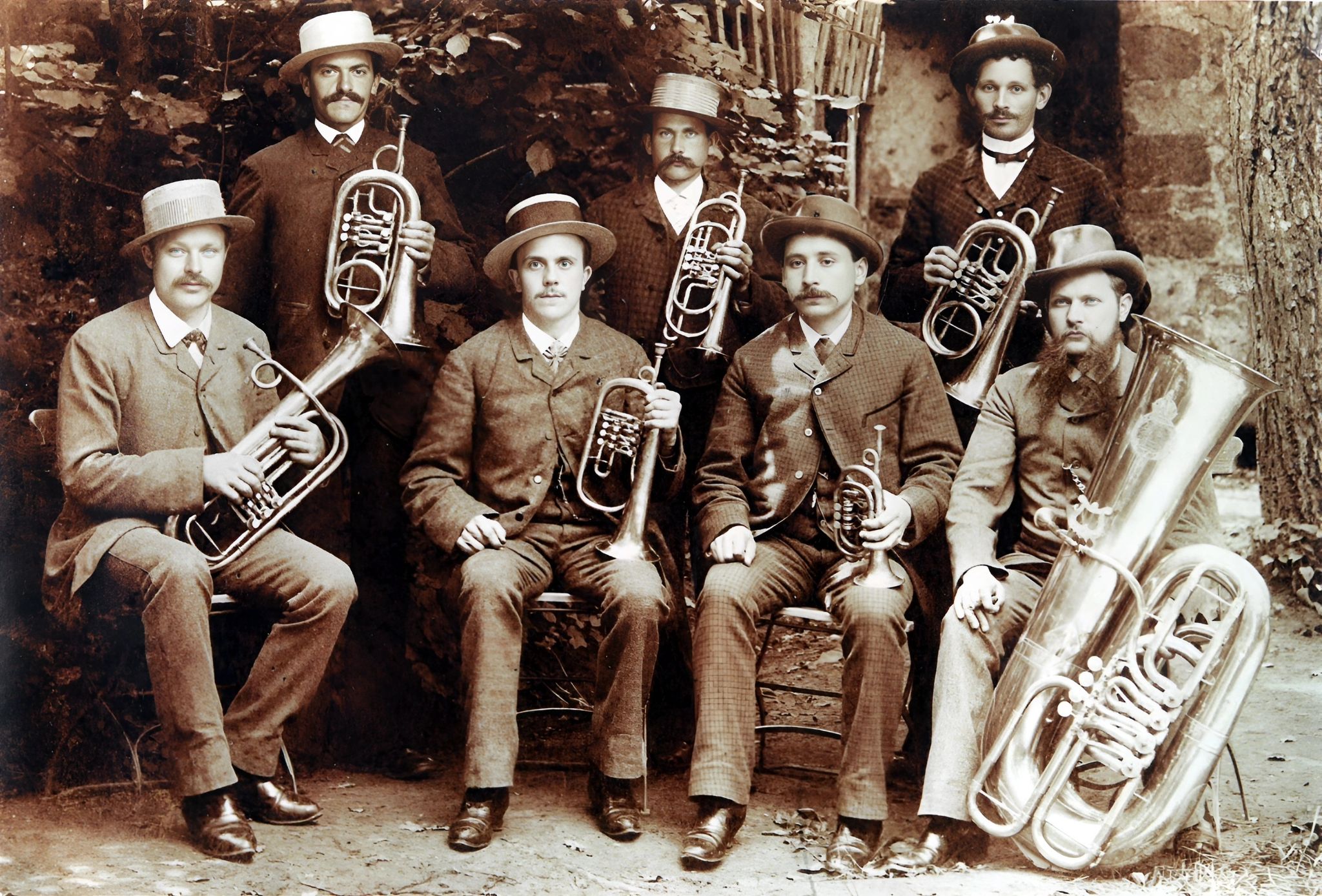 Musiker am Fest der Kirchenpatrozinin Maria Magdalena am 22.07.1921