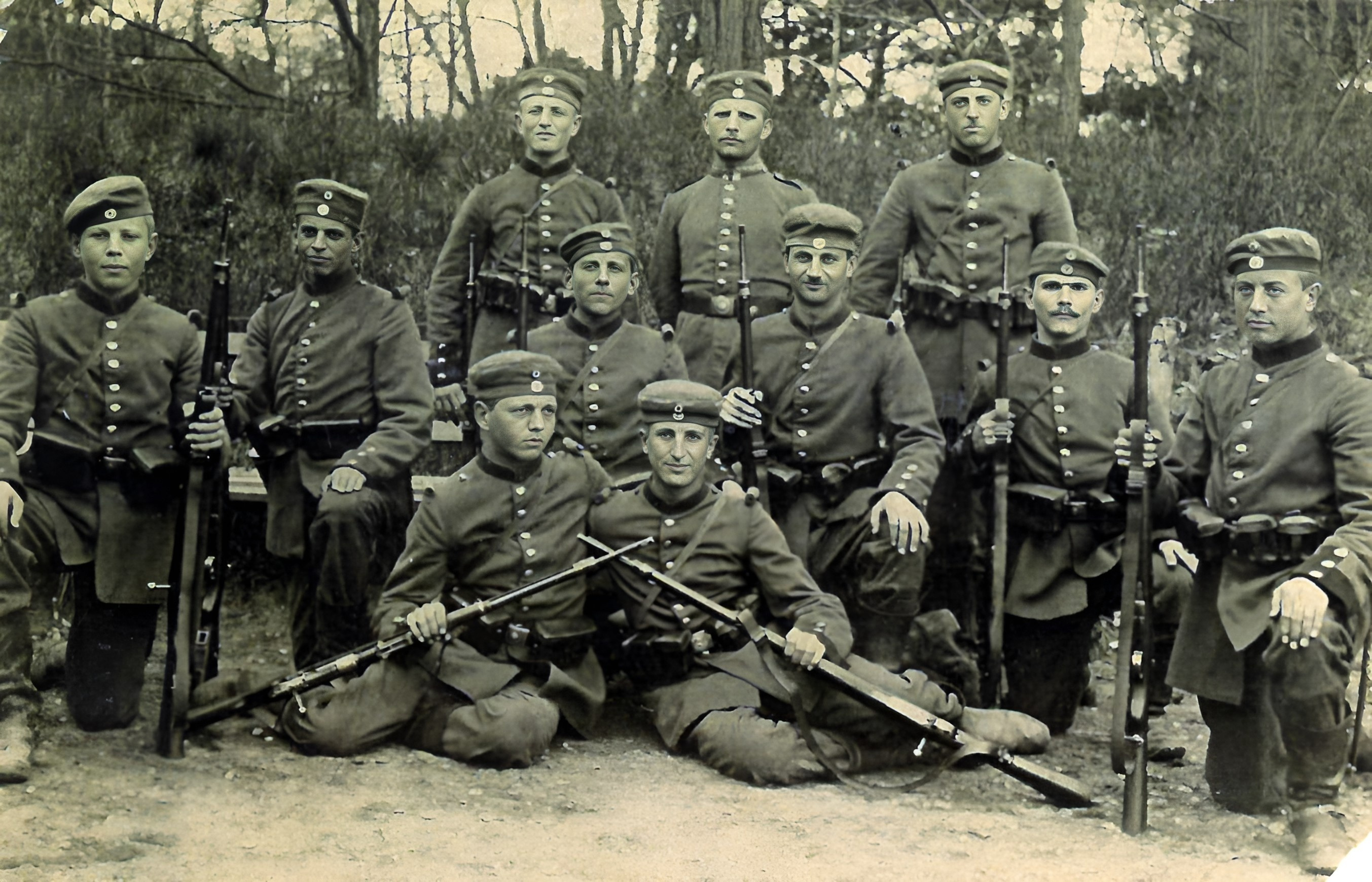 Gruppenfoto Soldaten 1914-1918