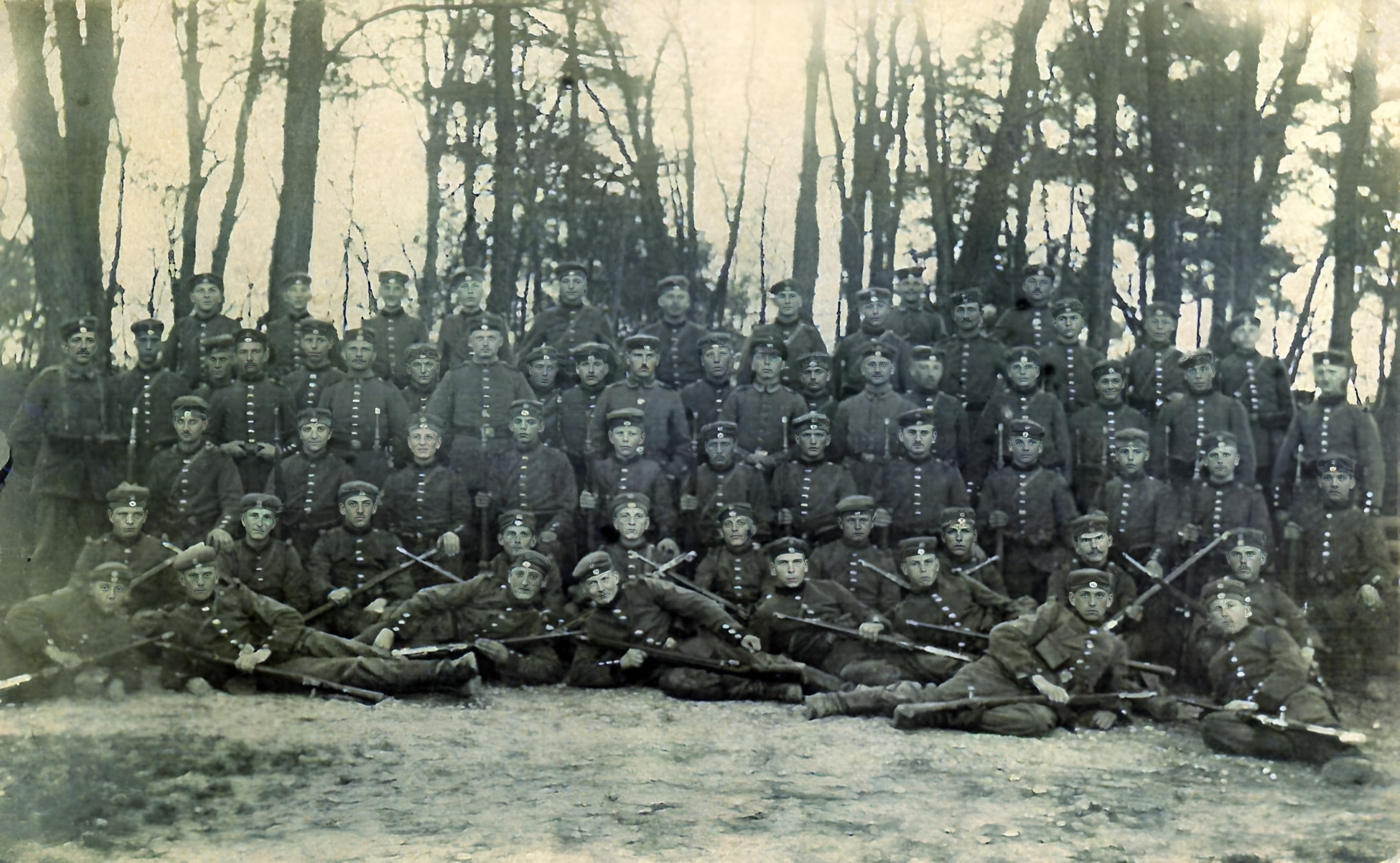 Gruppenfoto Soldaten 1914-1918