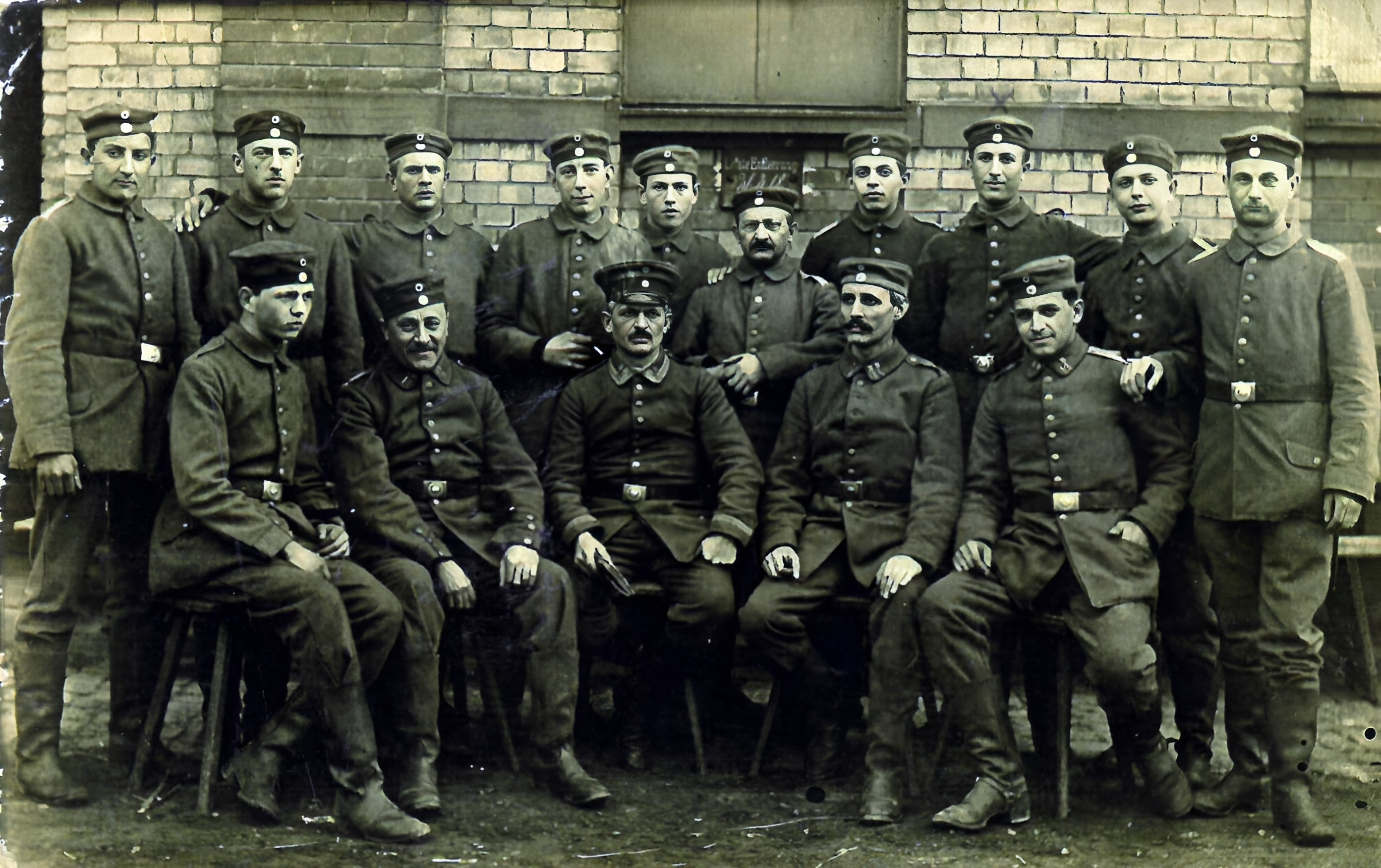 Gruppenfoto Soldaten 1914-1918