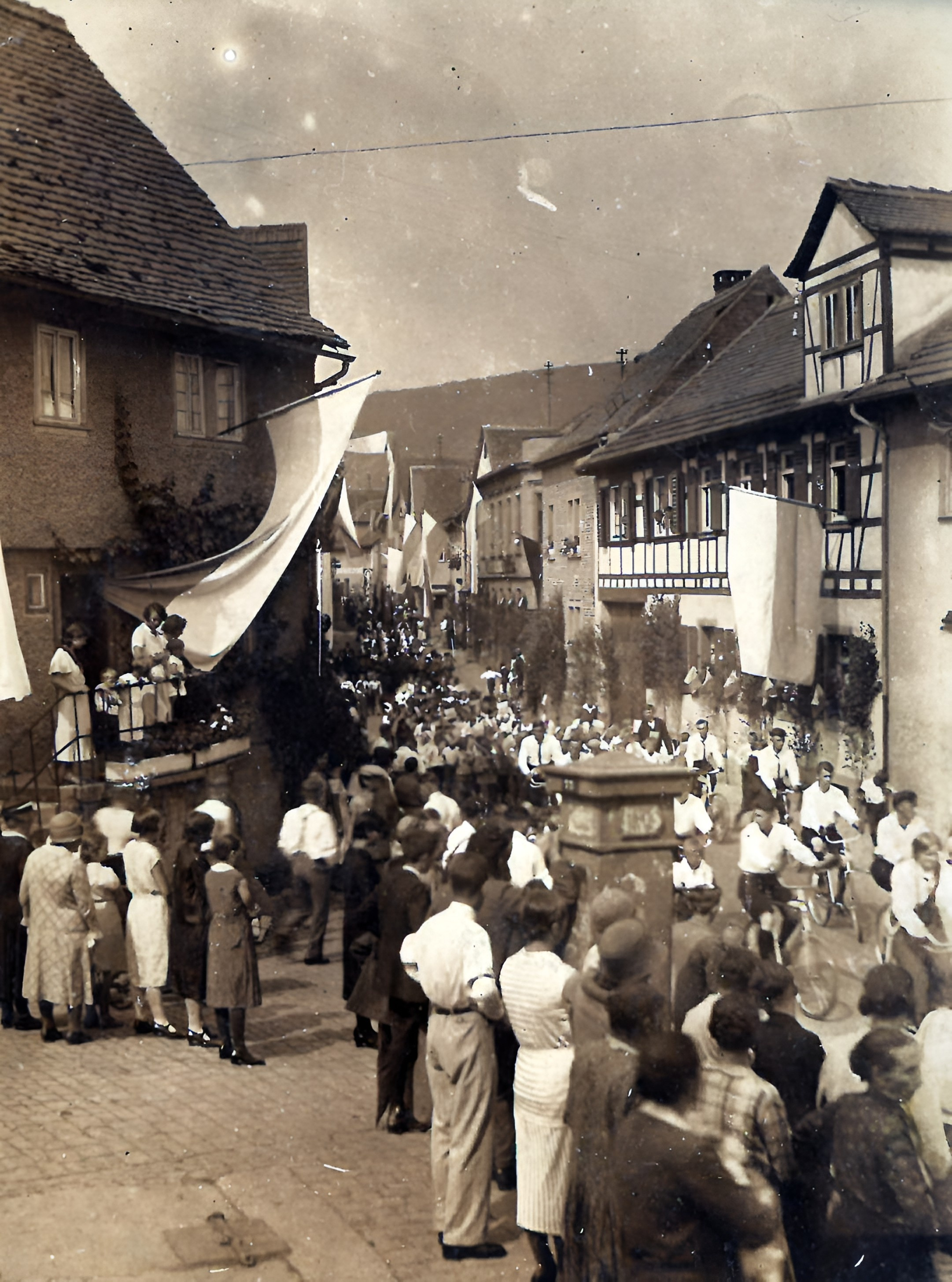 Festzug des Radvereins "Frischauf"