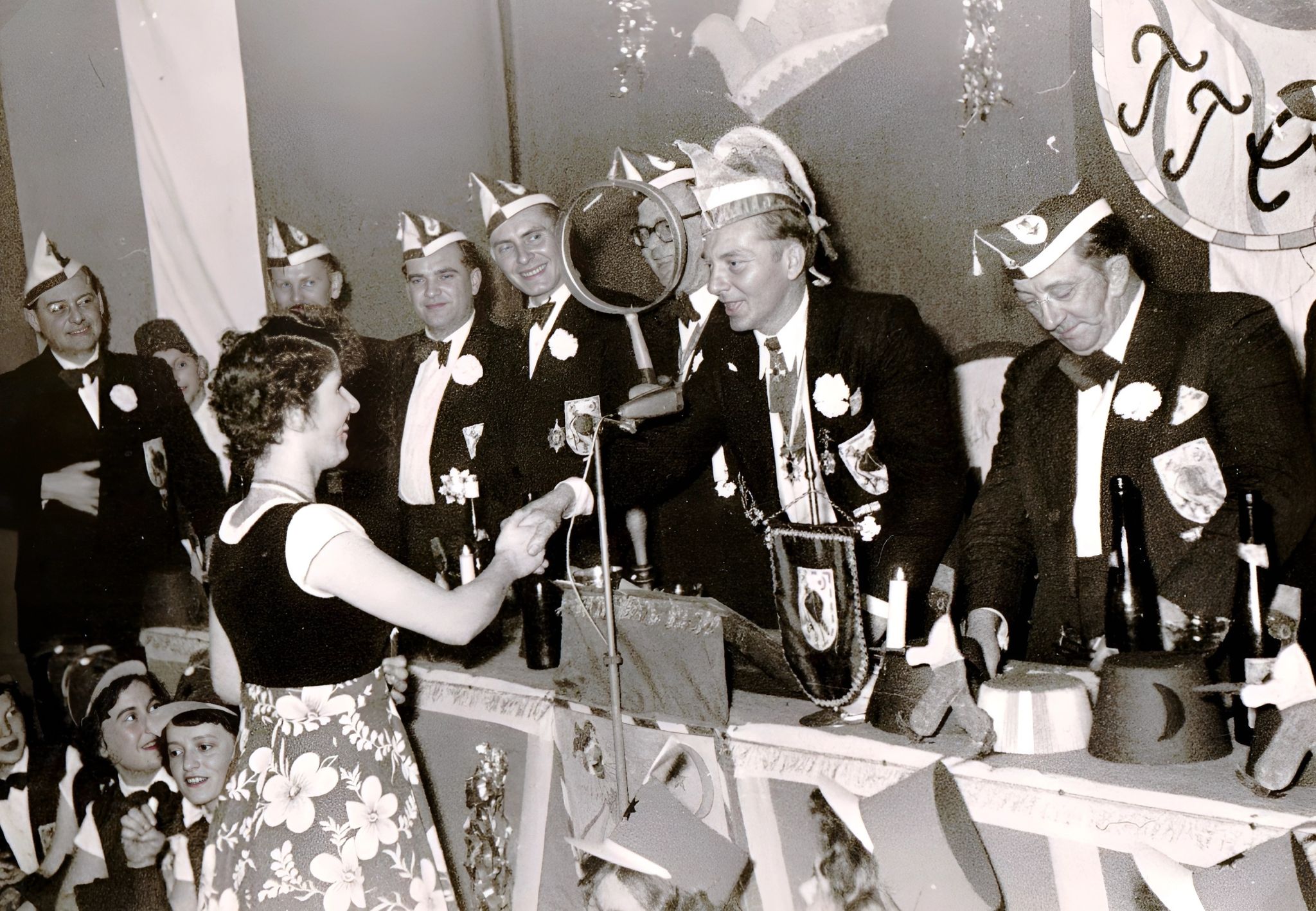 Der Elferrat des TTC um 1955