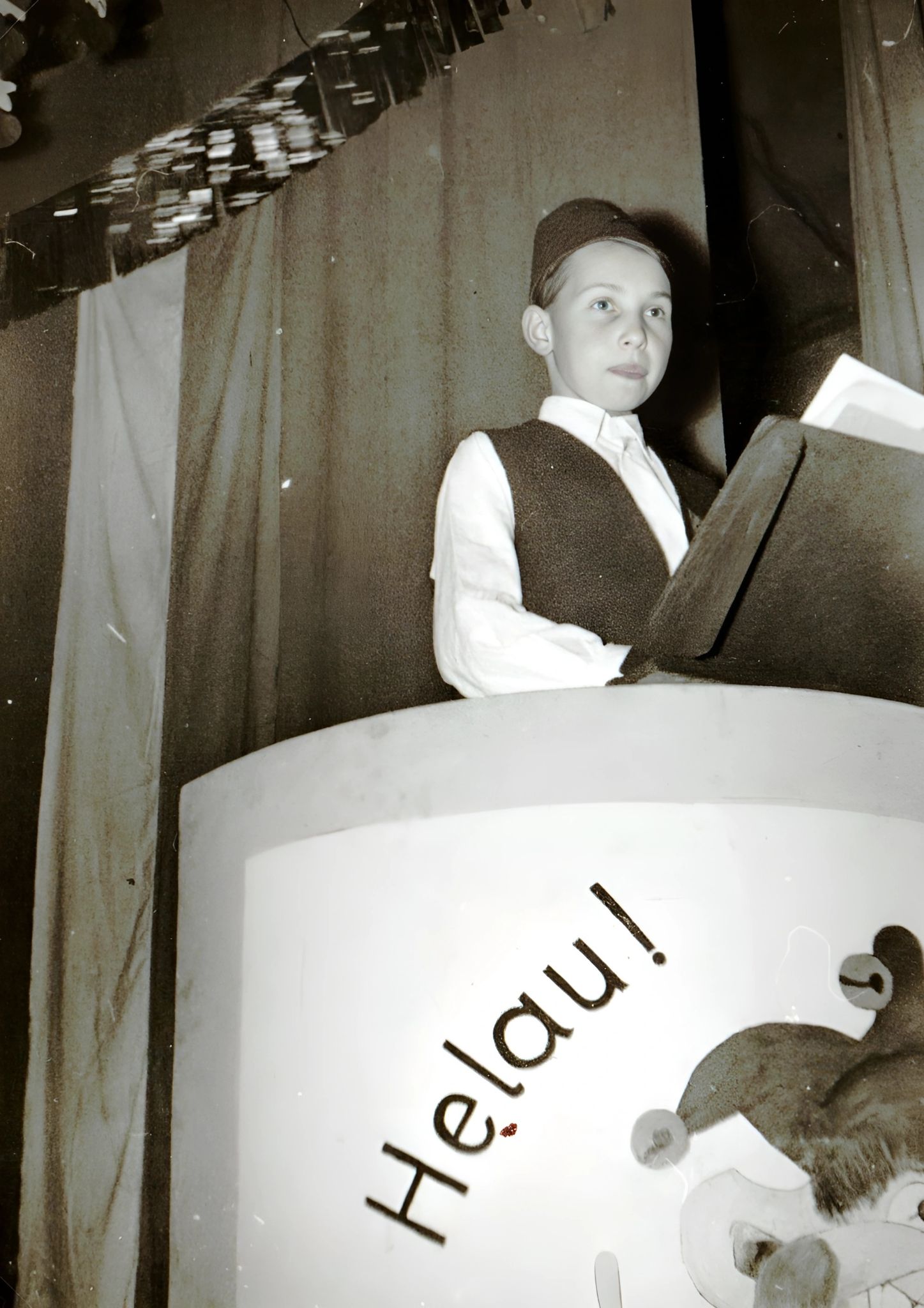 Hans Bieber in der Bütt, 1959