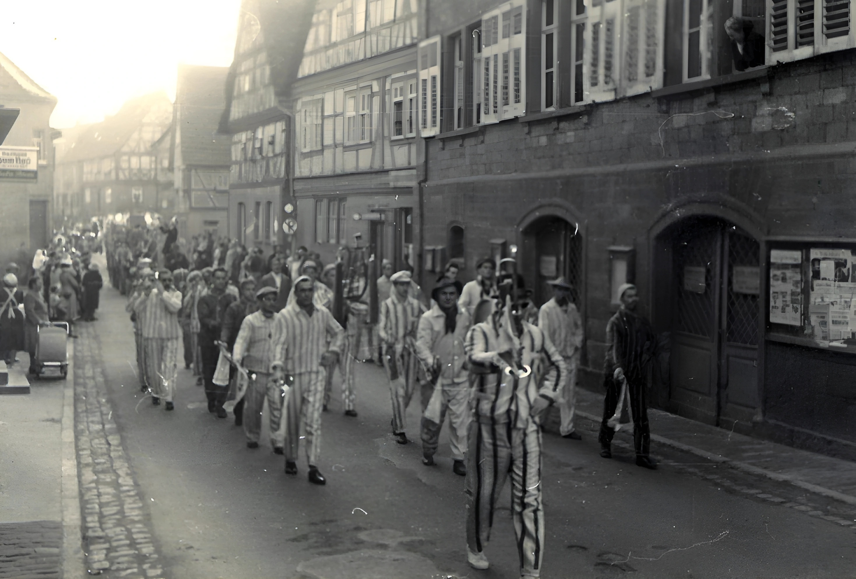 Straßenumzug in den 1960er Jahren