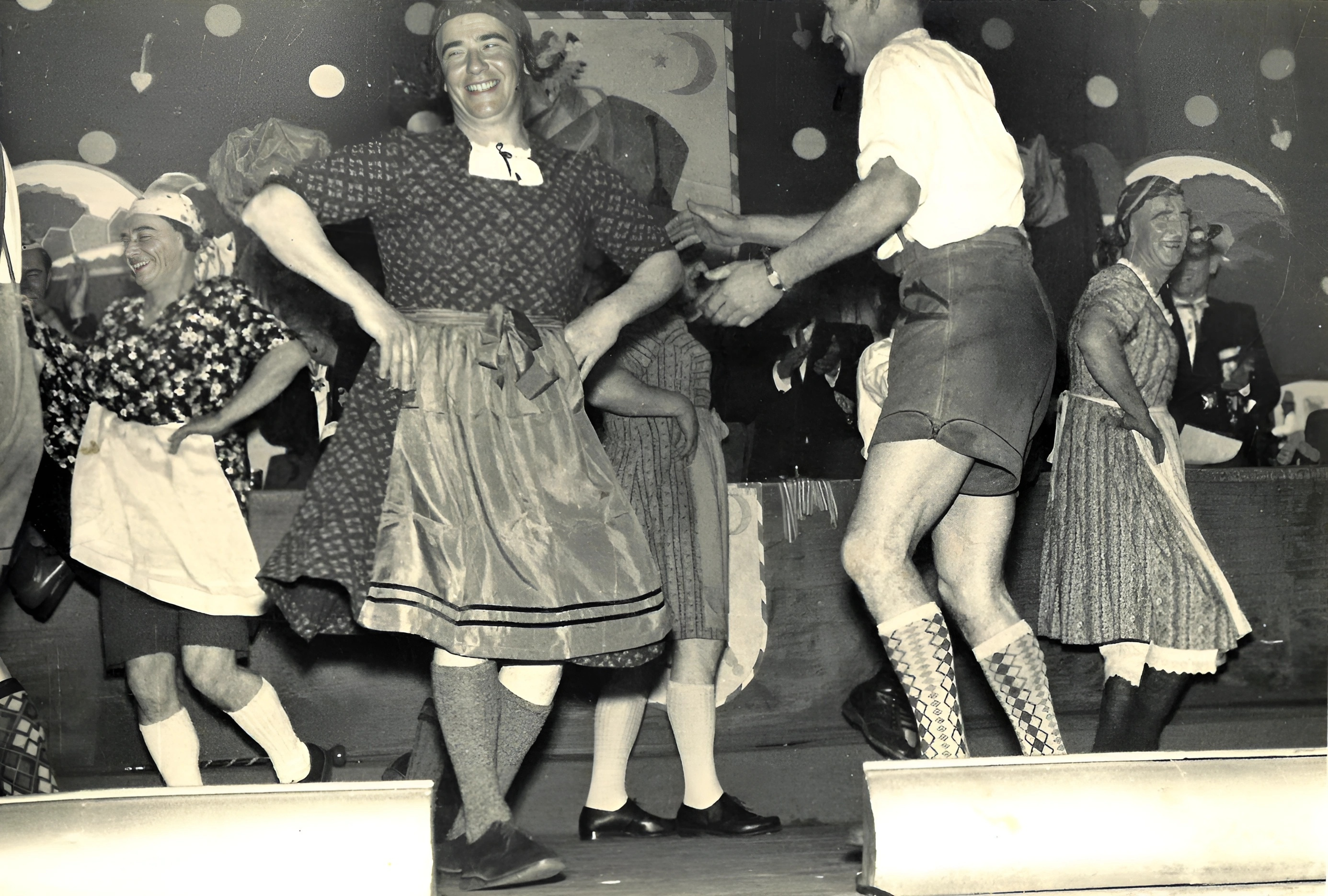 TTC Fasching in der alten TV-Turnhalle in den 1960er Jahren