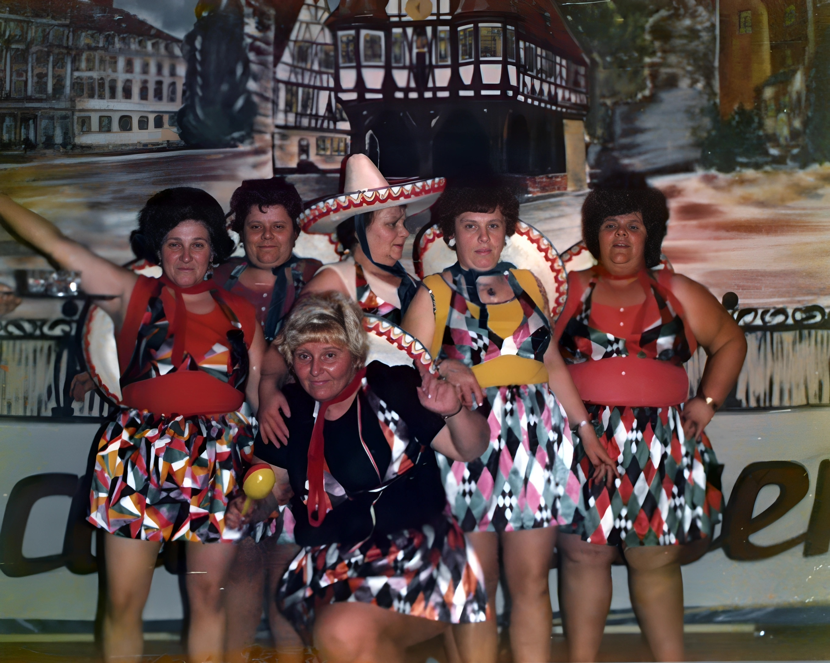 Tonnenballett bei der TTC-Sitzung 1976