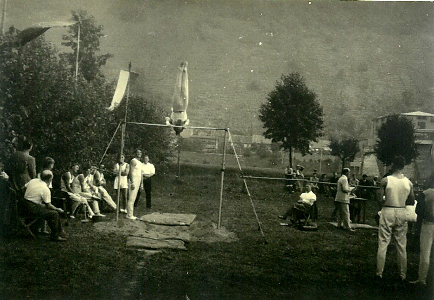 Turnfest auf dem Gelände des Trennfurter Freibads