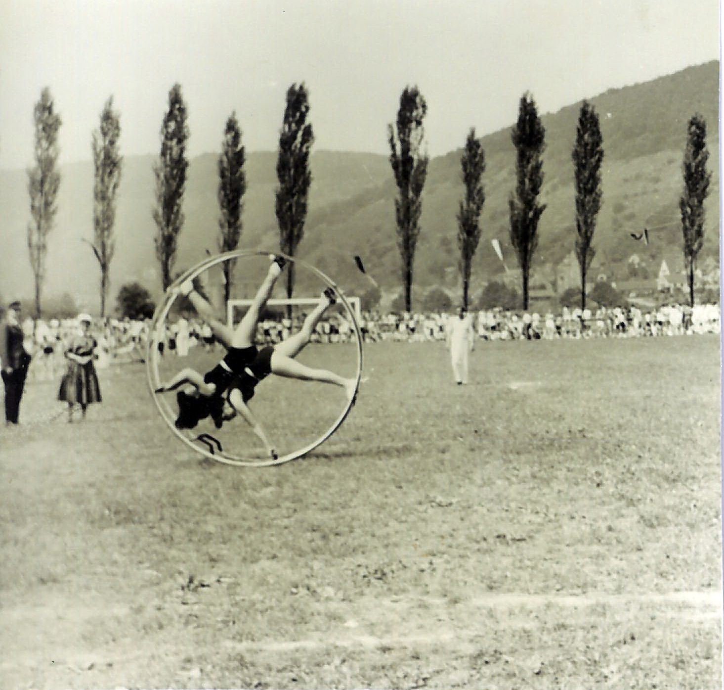 Turnfest auf dem Gelände des Trennfurter Freibads