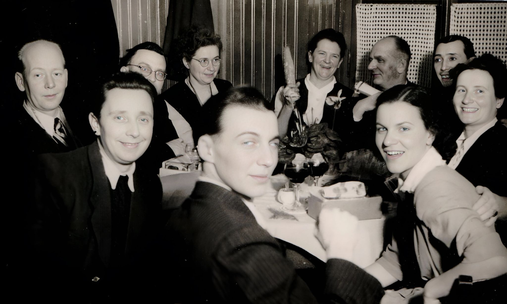 Nikolausfeier beim VdK Anfang der 1950er Jahre