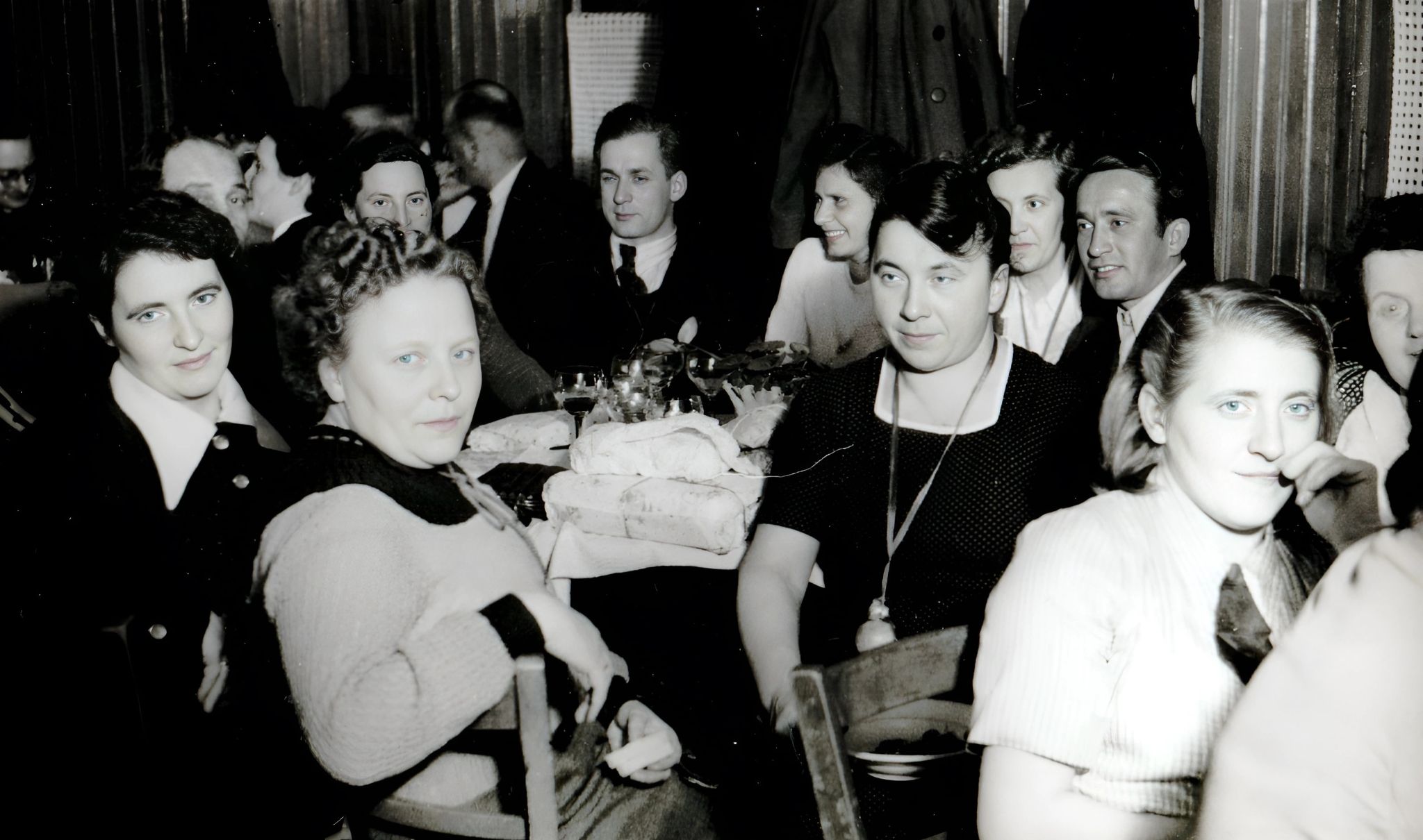 Nikolausfeier beim VdK Anfang der 1950er Jahre